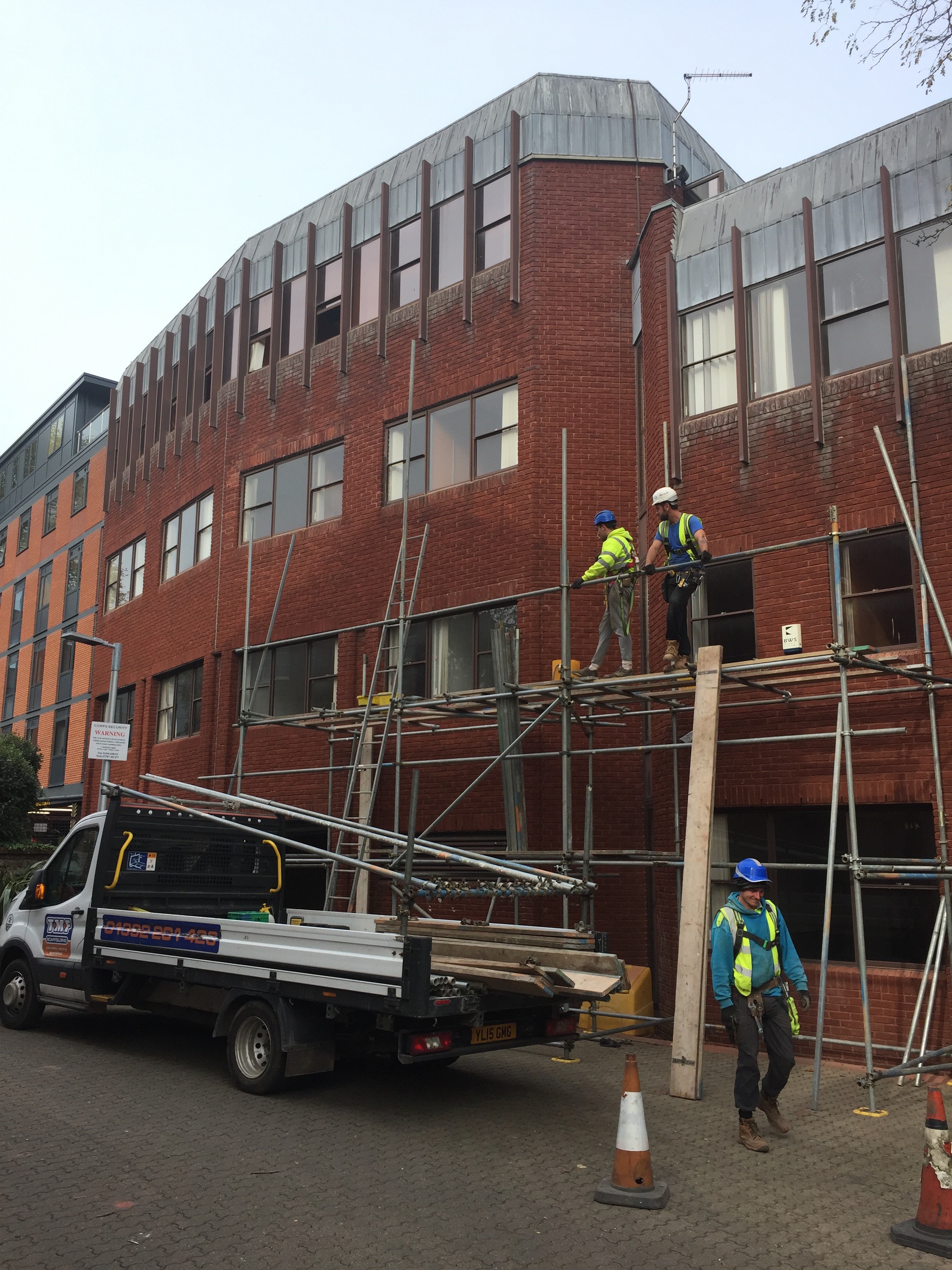 Linacre  House Scaffolding